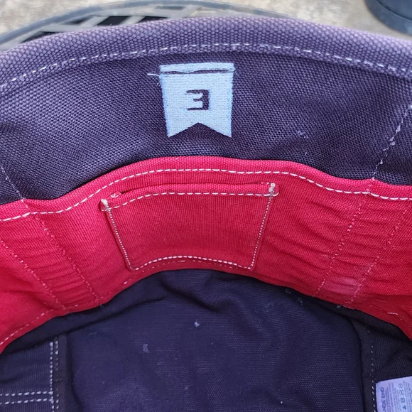 Lands' End Navy and Red Tote Bag - Picture 5 of 11